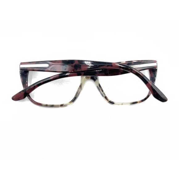 Prada VPR 08T U6K-1O1 Brown Red Tan Marble Eyeglasses Frames 53-16 140 Italy - Picture 11 of 12